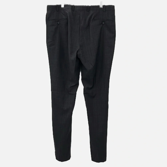 JB Britches Torino Pants in Grey Flat Front Wool Blend Unhemmed - NWOT -Size 40R - Picture 3 of 7